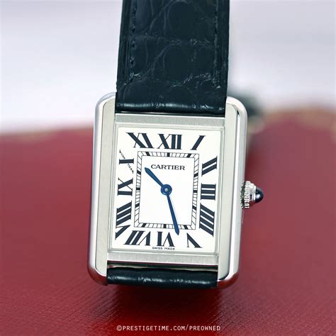 cartier tank quartz|pre owned cartier tank watches.